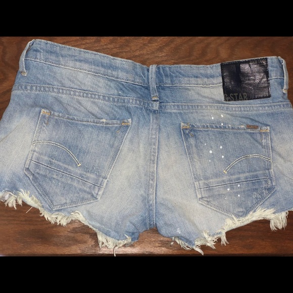 G-star raw distressed denim shorts - Picture 2 of 2